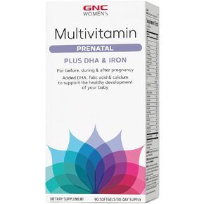 GNC Women's Multivitamin Prenatal Formula with DHA & Iron