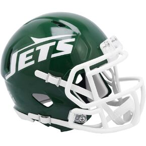 Jets 1978 to 1989 Throwback Revolution Speed Mini Football Helmet