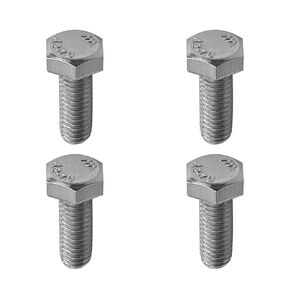 MroMax M10 Left Hand Hex Head Bolt M10-1.5 x 50mm 304 Stainless Steel Reverse Threaded Hex Tap Screw Bolts 2pcs