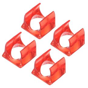 MECCANIXITY V6 غطاء مروحة تبريد الرادياتير غطاء أسود للطابعة ثلاثية الأبعاد 4 عبوات