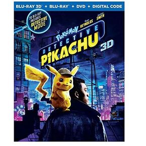 Pokémon Detective Pikachu 3D إصدار محدود (بلو راي ثلاثي الأبعاد + بلوراي + دي في دي + رقمي)