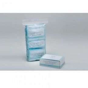Luxurious Towelette Bundle - Overnighter - Bathroom Essentials, Soothing Relief Cleansing & Sanitary - Ideal for Hotels, Airbnbs, Clubs, Restaurants & Weddings - Blue, 31-Pack