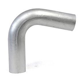 HPS 2.75" OD, 110 Degree Bend Aluminum Elbow Tubing, 6" Leg Length on Each Side, 2 3/4" Clr, 6061 T6 Seamless 16 Gauge, Wall Thickness: 0.065", ALE110-91853, 2.75" OD, Aluminum