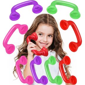Shappy 48 Pcs Whisper Reading Phones Bulk for Classroom Dyslexia Auditory Feedback Whisper Manipulatives Phone for Preschool Children Accelerates Reading Fluency and Pronunciation Toy Tool Supplies