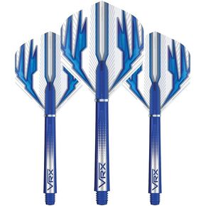 RED DRAGON Dart Flight & Stems Combo - 4 Sets of Standard Flights and 4 Sets of Medium VRX Stems Per Pack