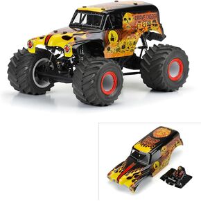 Pro-line Racing 1/10 Grave Digger Fire Red Painted Body Set LMT PRO359312 Car/Truck Bodies Wings & Decals