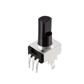 uxcell Carbon Film Potentiometer, 50K Ohm Variable Resistors Single Turn Rotary Half Shaft D Type Design 10pcs