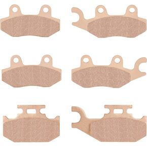 Front & Rear Sintered Brake Pads Set for Yamaha Raptor 700, 700R, Raptor 700 SE 2006, 2007-2012, 3 sets Front and Rear Brake Pads