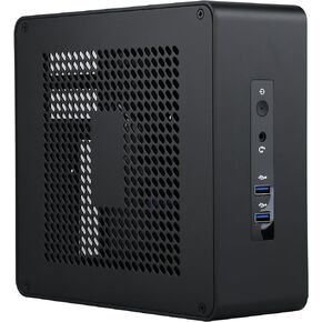 TA80 Black Aluminium Desktop HTPC Mini-ITX Computer Chassis Support DC Pico PSU…