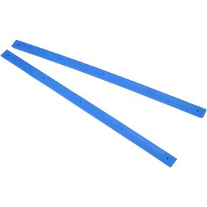 Rib Bones Rails, Durable Stable Flexible Glossy Skateboard Wear Resistant Rails Appearance Longboard Ribs BonesBlack