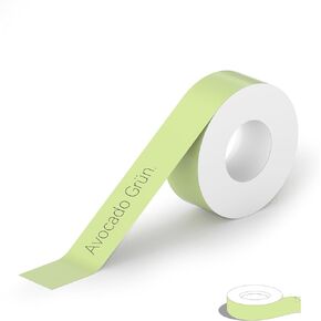 Label Maker Tape 0.55" x 13.7ft, Self-Adhesive Continuous Sticker Thermal Paper, Compatible with L1 D30 D110 E10 P21 Label Maker Machine for Home School Office, 1 Roll, Blue