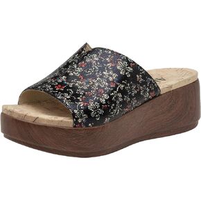 Alegria Triniti - Timeless Leather Platform Sandal - Comfort, Arch Support and Stylish Women's Sandal for Everyday Elegance - Slip-Resistant Wedge Slide