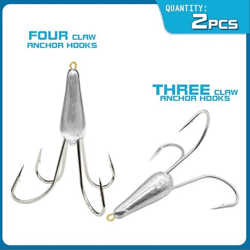 Fishing Hooks Snagging Hooks Snagging Weighted Treble Hooks Large Treble Bunker Hook for Bass Fishing(1.05oz/1.76oz/2.46oz) in Saudi Arabia