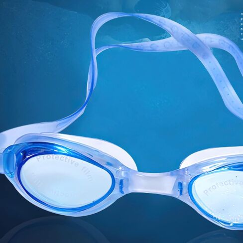 Kids Swimming Goggles 2 Pack - Quick Adjustable Strap Swimming Goggles for Kids,Anti-Fog Waterproof Clear Vision Water Pool Goggles in Saudi Arabia