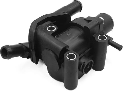 uxcell New Black Thermostat Housing Assembly YS4Z-8592-BD for Ford Focus 2000-2004 in Saudi Arabia