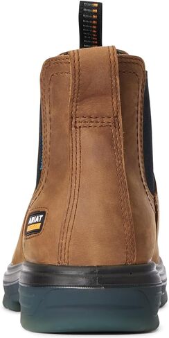 Ariat Mens Turbo Chelsea Waterproof Work Boot Aged Bark 8.5 Wide in Kuwait