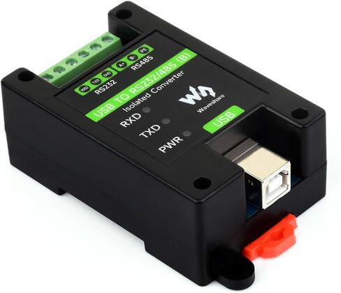 Industrial Isolated USB to RS232/485 Converter Adapter, Onboard Original FT232RNL Chip,Wall-Mount and Rail-Mount Support,Compatible with Linux, Android, Win11/10/8.1/8/7, etc. in Saudi Arabia