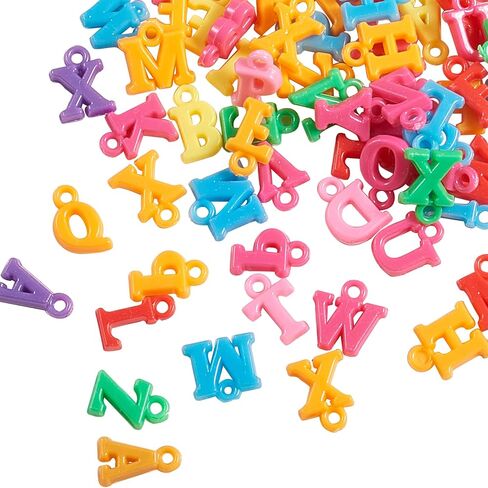 DanLingJewelry 1200pcs Craft Supplies Baby Feet Charms Colorful Acrylic Baby Foot print Charms for Jewelry Making DIY Party Decoration in Kuwait