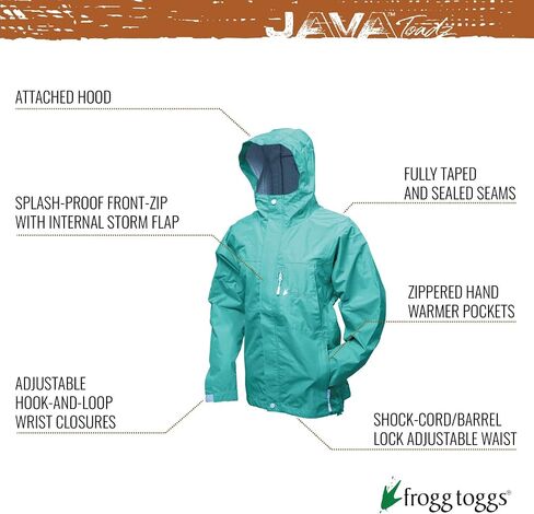 FROGG TOGGS Youth Girl's Java Toadz 2.5 Ultra Light Waterproof Breathable Rain Jacket in Saudi Arabia