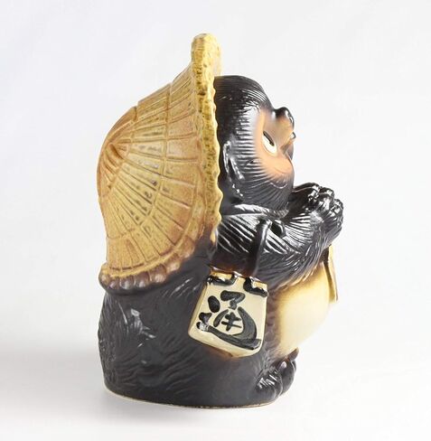 8.66 Inches in Height Raccoon Dog Onegai Tanuki Male 9013-04 Made in Japan in Saudi Arabia