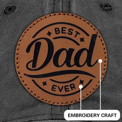 Dad Gift - Best Dad Ever Hat - Father Day Birthday Gifts from Daughter Son in Saudi Arabia