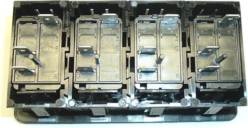 Fastronix Lighted (4) Rocker Switch Panel Auto/Marine (Multi Color) in Saudi Arabia