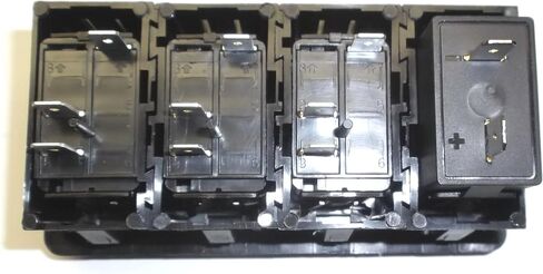 Fastronix Lighted (4) Rocker Switch Panel Auto/Marine (Multi Color) in Saudi Arabia