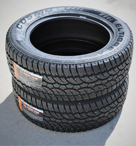 إطار شعاعي Cosmo El Tigre AT A/T لجميع التضاريس للطرق الوعرة - 265/70R17 265/70/17 265/70-17 115T نطاق التحميل SL 4-Ply BSW جدار جانبي أسود in Kuwait