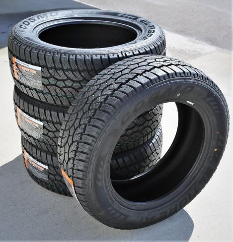 إطار شعاعي Cosmo El Tigre AT A/T لجميع التضاريس للطرق الوعرة - 265/70R17 265/70/17 265/70-17 115T نطاق التحميل SL 4-Ply BSW جدار جانبي أسود in Kuwait