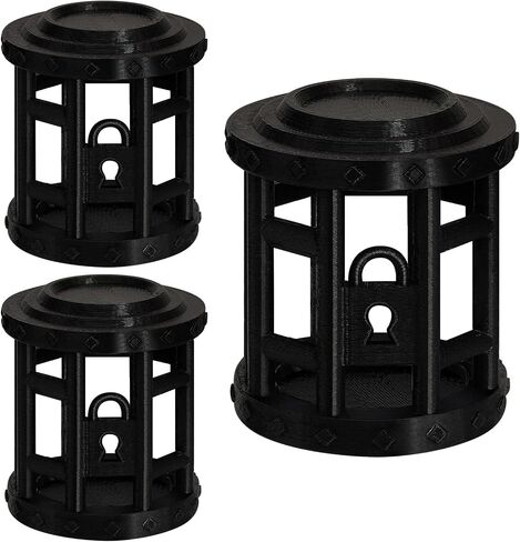 3 Pieces Dice Jail Dice Cage Dice Prison for Misbehaving Polyhedral Dice Sets Punish Your Bad Dice in Our Cage of Shame Accessories Gift in Saudi Arabia