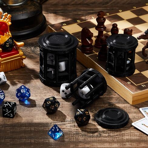 3 Pieces Dice Jail Dice Cage Dice Prison for Misbehaving Polyhedral Dice Sets Punish Your Bad Dice in Our Cage of Shame Accessories Gift in Saudi Arabia