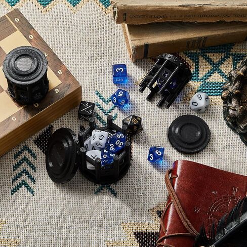 3 Pieces Dice Jail Dice Cage Dice Prison for Misbehaving Polyhedral Dice Sets Punish Your Bad Dice in Our Cage of Shame Accessories Gift in Saudi Arabia