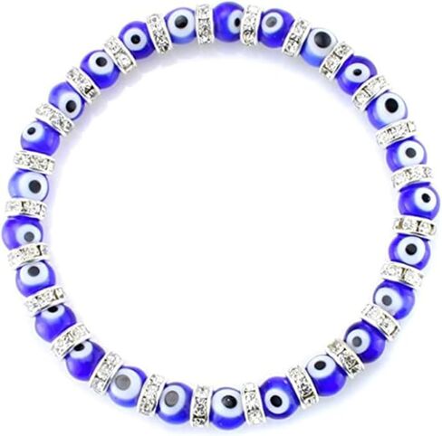 choistily أساور عين الشر للنساء الجلود الكفة سوار بوهو أساور مطرز أساور أساور واقية محظوظ سوار مجوهرات هدايا للنساء الفتيات في سن المراهقة in Kuwait