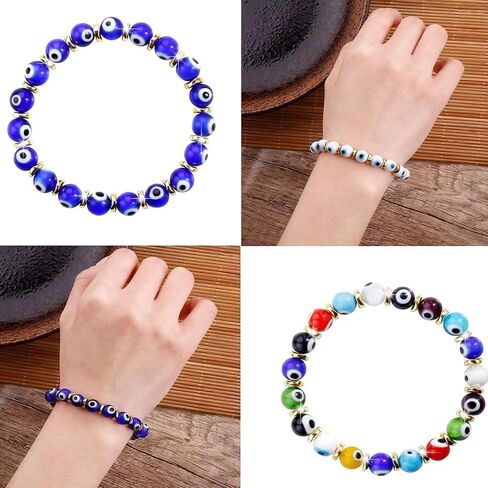 choistily أساور عين الشر للنساء الجلود الكفة سوار بوهو أساور مطرز أساور أساور واقية محظوظ سوار مجوهرات هدايا للنساء الفتيات في سن المراهقة in Kuwait