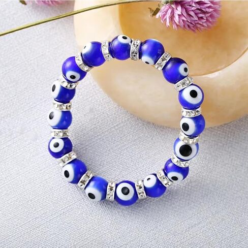 choistily أساور عين الشر للنساء الجلود الكفة سوار بوهو أساور مطرز أساور أساور واقية محظوظ سوار مجوهرات هدايا للنساء الفتيات في سن المراهقة in Kuwait