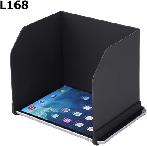 Monitor Sun Hood, PU + Rubber, 4 Types Foldable Phone Sunshade Tablet Sunshade Accessory for Drone, Black (L168) in Kuwait