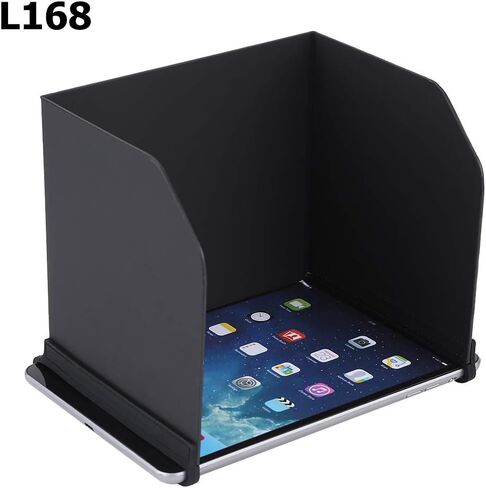 Monitor Sun Hood, PU + Rubber, 4 Types Foldable Phone Sunshade Tablet Sunshade Accessory for Drone, Black (L168) in Kuwait