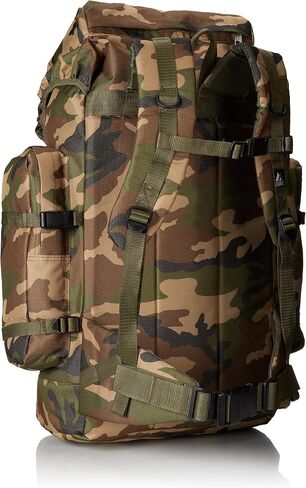 Everest Woodland Camo Hiking Pack, Camouflage, One Size in Saudi Arabia