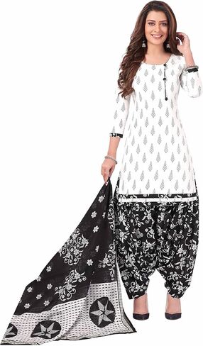 Miraan Cotton Printed Readymade Salwar Suit For Women (BANDCOLOR915) in Saudi Arabia