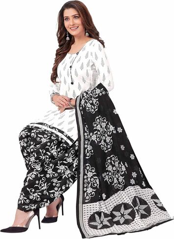 Miraan Cotton Printed Readymade Salwar Suit For Women (BANDCOLOR915) in Saudi Arabia