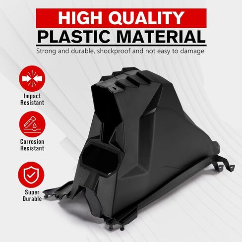A & UTV PRO Raised Hood Vent for Can-Am Renegade X MR 570 1000R 2016 2017 2018 2019 2020, Hood Intake Air Relocation Extension Accessories, Replace OEM # 705009685, Black, 1PC in Saudi Arabia