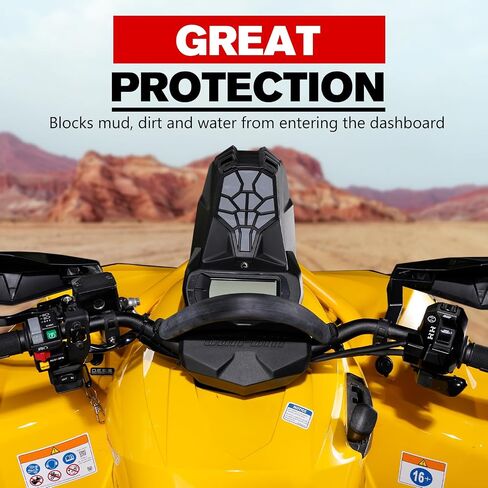 A & UTV PRO Raised Hood Vent for Can-Am Renegade X MR 570 1000R 2016 2017 2018 2019 2020, Hood Intake Air Relocation Extension Accessories, Replace OEM # 705009685, Black, 1PC in Saudi Arabia