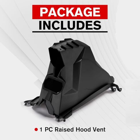 A & UTV PRO Raised Hood Vent for Can-Am Renegade X MR 570 1000R 2016 2017 2018 2019 2020, Hood Intake Air Relocation Extension Accessories, Replace OEM # 705009685, Black, 1PC in Saudi Arabia