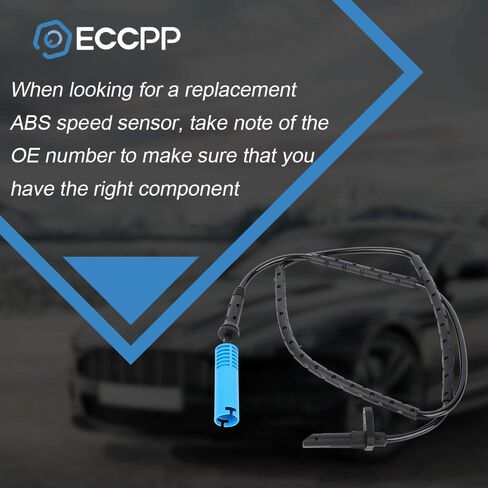 ECCPP Left Right Front Rear ABS Wheel Speed Sensor ABS Sensor fit for 2006 for BMW 325xi 2009-2012 for BMW 328i xDrive 2007-2008 for BMW 328xi Set of 4 in Saudi Arabia