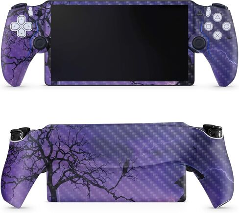 Glossy Glitter Gaming Skin Compatible with PS5 Portal Remote Player - Samurai - Premium 3M Vinyl Protective Wrap Decal Cover - Easy to Apply | Crafted in The USA by MightySkins in Saudi Arabia