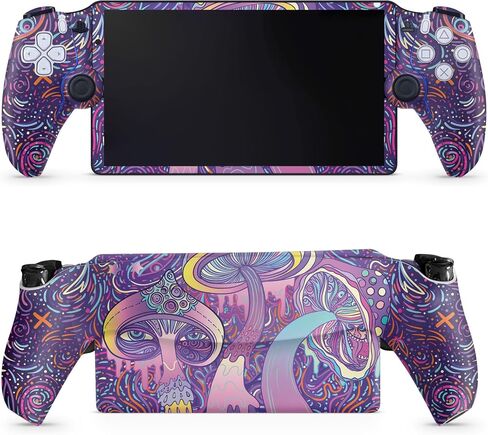 Glossy Glitter Gaming Skin Compatible with PS5 Portal Remote Player - Samurai - Premium 3M Vinyl Protective Wrap Decal Cover - Easy to Apply | Crafted in The USA by MightySkins in Saudi Arabia