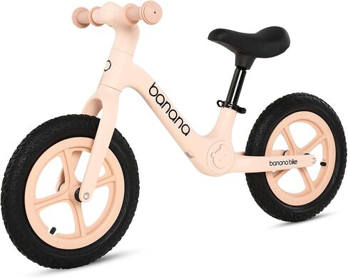 banana bike Kids Balance Bike with Carbon Steel Frame - Adjustable Handlebar, Cushioned Seat, and Puncture-Proof 12" EVA Tires - Ideal for Toddlers Learning Balance - 35''x15.8'' - Blue in Saudi Arabia