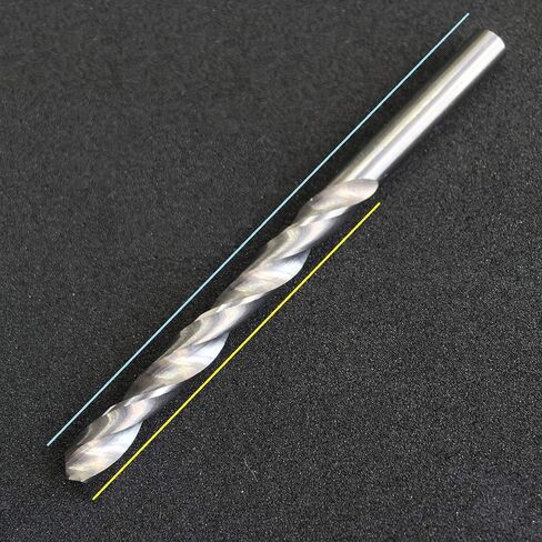 2/Pack Solid Carbide Drill Bit for Hardened Steel 1/8" HRa 91.3 Aerospace Standard K20 Tungsten Carbide Jobber Length Twist Drill for Metal 118 Degree Four Facet Point Fractional Size in Saudi Arabia