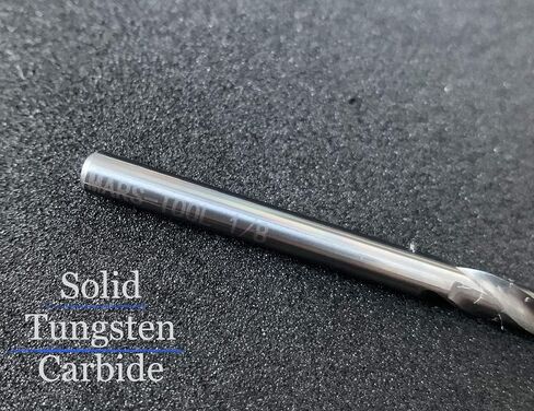 2/Pack Solid Carbide Drill Bit for Hardened Steel 1/8" HRa 91.3 Aerospace Standard K20 Tungsten Carbide Jobber Length Twist Drill for Metal 118 Degree Four Facet Point Fractional Size in Saudi Arabia