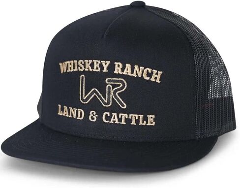 WHISKEY BENT HAT CO. قبعة Laramie القابلة للتعديل (أسود) in Kuwait